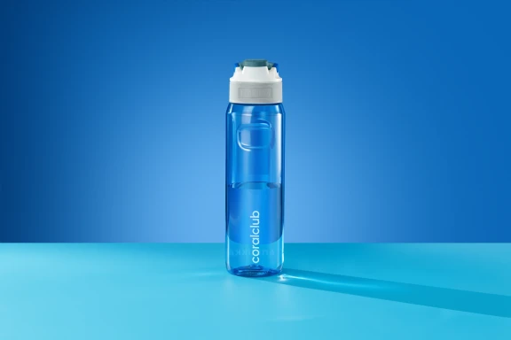 Sticlă din plastic Kambukka Elton 1000 Niagara Blue